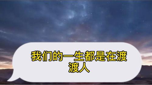 你我皆是摆渡人,共赴生命旅程的温暖陪伴